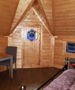 Chalet de camping Kota 16.5m² avec 2 extensions