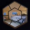 Chalet de camping Kota 16.5m² avec 2 extensions
