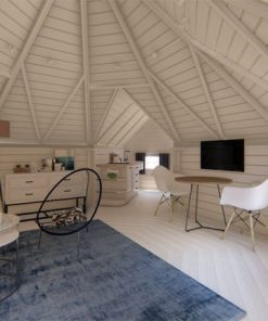 Chalet de camping Kota 16.5m² avec 2 extensions