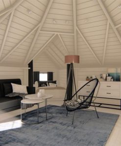 Chalet de camping Kota 16.5m² avec 2 extensions
