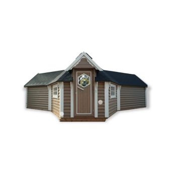 Chalet de camping Kota 9.2m² avec 2 extensions