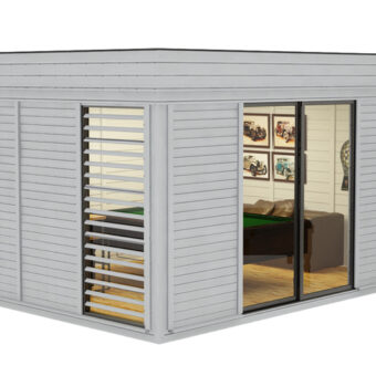 Maison de jardin isolée Cube - Mans cave (3 m x 4 m)