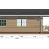 Le chalet Petunia  690 cm x 790 cm (54,5 m²)