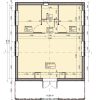 Le chalet Petunia  690 cm x 790 cm (54,5 m²)