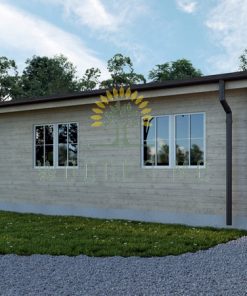 Le chalet Petunia A 690 cm x 790 cm (54,5 m²)