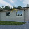 Le chalet Petunia A 690 cm x 790 cm (54,5 m²)
