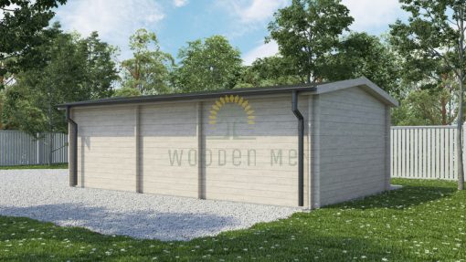 Garage Woody 3.7 m x 7.2 m; (26.8 m²)