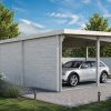 Tivoli – Abri Double Voitures avec Studio (5,95 × 9,5 m, 44 mm)