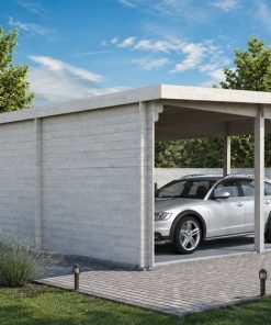 Tivoli – Abri Double Voitures avec Studio (5,95 × 9,5 m, 44 mm)
