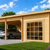 Tivoli – Abri Double Voitures avec Studio (5,95 × 9,5 m, 44 mm)