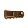 Sauna Tonneau 5.9 m Ø 2.27 m avec l’entrée latérale
