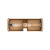 Sauna Tonneau 5.9 m Ø 2.27 m avec l’entrée latérale