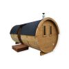 Sauna Tonneau 4.8 m Ø 2.27 m avec l’entrée latérale