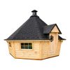 Kota grill sauna 16.5 m2 en bois premium