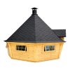 Kota grill sauna 16.5 m2 en bois premium