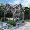Gazebo en bois PERGOLA 02 (3 m x 3 m)