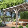 Gazebo en bois PERGOLA 03 (3 m x 3 m)