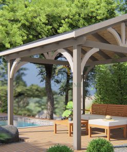 Gazebo en bois PERGOLA 03 (3 m x 3 m)