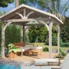 Gazebo en bois PERGOLA 03 (3 m x 3 m)