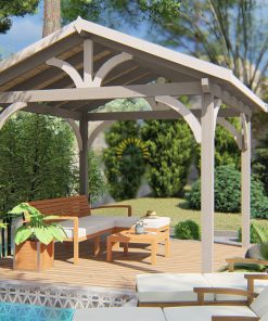 Gazebo en bois PERGOLA 03 (3 m x 3 m)