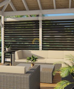 Gazebo en bois PERGOLA 04 (4 m x 4 m)