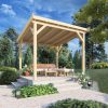 Gazebo en bois PERGOLA 05 (3 m x 3 m)