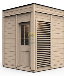 Modulaire sauna 2m x 2m