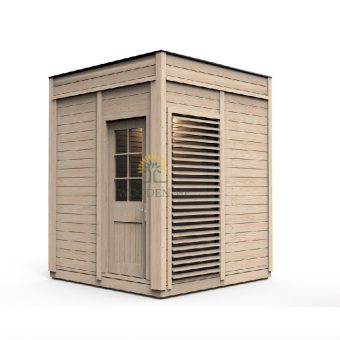 Modulaire sauna 2m x 2m