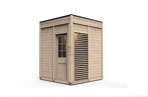 Modulaire sauna 2m x 2m