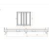Sauna moderne 2.3 m x 2.3 m
