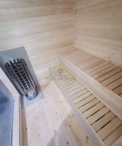 Sauna moderne 2.3 m x 2.3 m