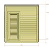 Sauna moderne 2.3 m x 2.3 m
