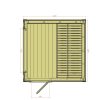 Sauna moderne 2.3 m x 2.3 m