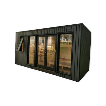 MO-Maison de jardin cube (Assemblé et prêt à être utilisé)