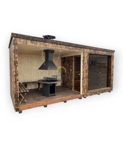 Modulaire sauna + Grill
