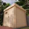 Abri de jardin Lulu (2.4×2.4m), 28 mm