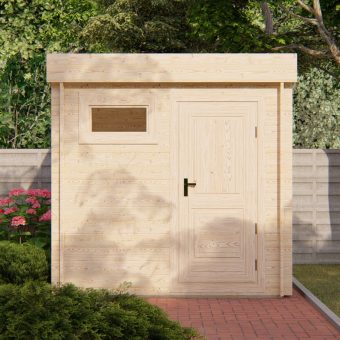 Abri de jardin Lulu (2.4×2.4m), 28 mm
