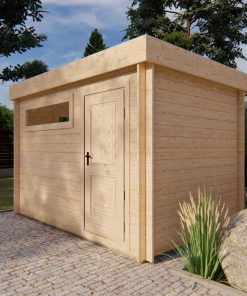 Abri de jardin Lulu (3.4×2.4m), 28 mm