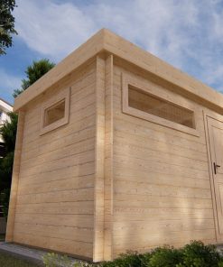 Abri de jardin Lulu (3.4×2.4m), 28 mm