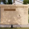 Abri de jardin Lulu (3.4×2.4m), 28 mm