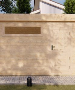 Abri de jardin Lulu (3.4×2.4m), 28 mm