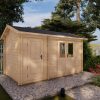 Abri de jardin Megy 2.6m x 4.1m, 28 mm