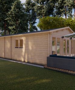 Le chalet – Orchidea 6 m x 11.5 m, 68 mm
