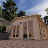 Le chalet – Orchidea 6 m x 11.5 m, 68 mm