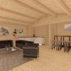 Le chalet – Orchidea 6 m x 11.5 m, 68 mm