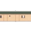 Le chalet – Orchidea 6 m x 11.5 m, 68 mm