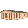 Le chalet – Orchidea 6 m x 11.5 m, 68 mm