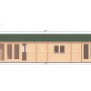 Le chalet – Orchidea 6 m x 11.5 m, 68 mm