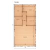 Le chalet – Orchidea 6 m x 11.5 m, 68 mm