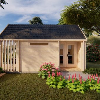 Maison de jardin Oslo 3 m x 6 m, 44mm